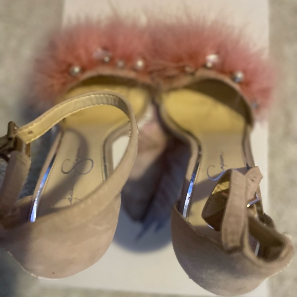 Jessica Simpson Jolinda Lux Feather High-heel sandal - Picture 7 of 13
